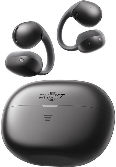 Shokz OpenDots Air Open Ear Bluetooth Handsfree Headphones with Sweat Resistance and Charging Case Black