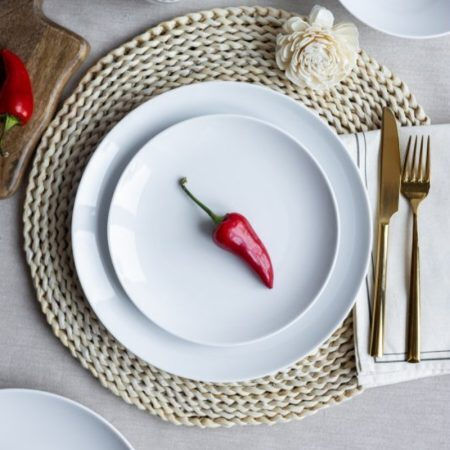 Lubiana White Porcelain Dinnerware Set 27pcs
