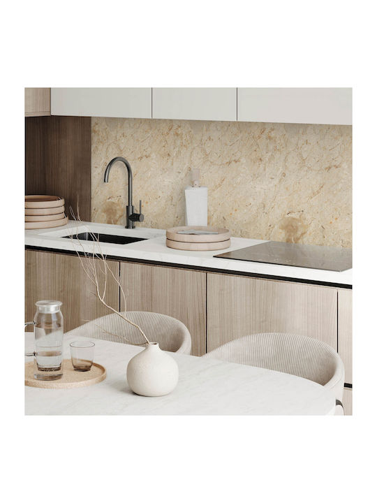 Vinyl Panel Sticker Print Living Room 100x50 Natural Stone Design