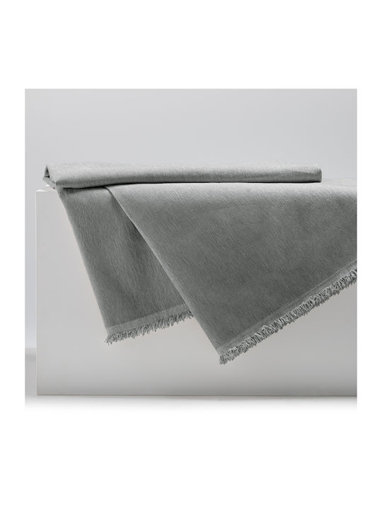 Filumi Filumi Tagesdecke Übergröße aus Polyester Graues 220x240cm