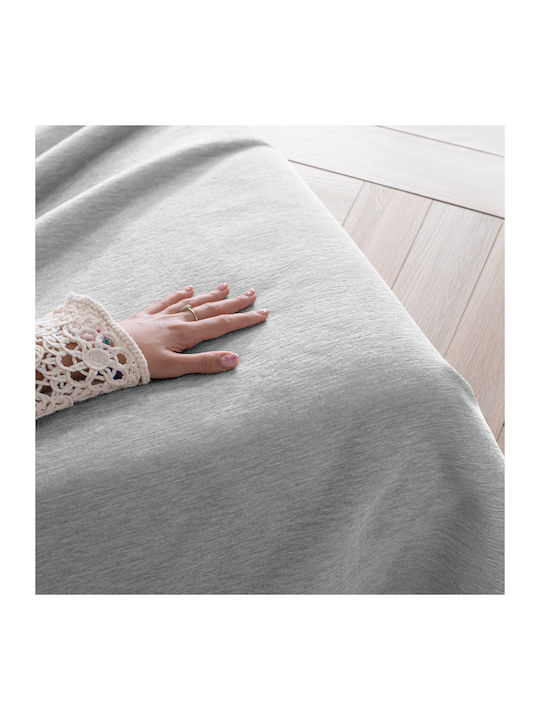 Filumi Double Coverlet Made of Polyester Light Grey 230x280cm