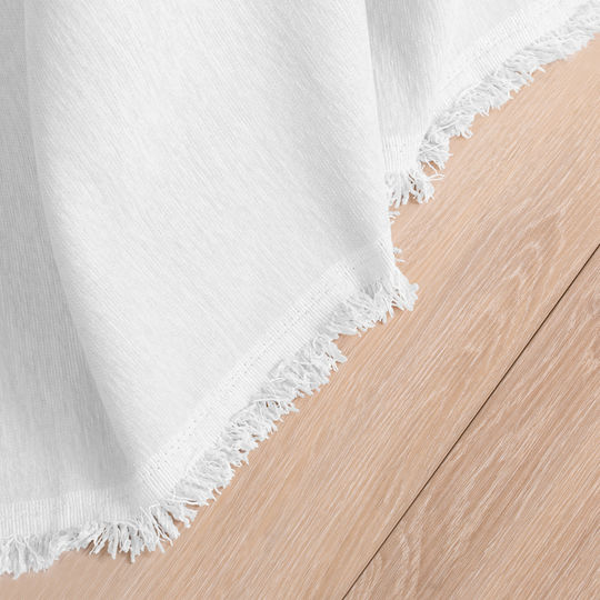 Filumi Cuvertură Pat Single Din Poliester Alb 170x210cm