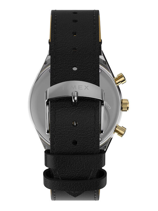 Timex Men's Watch 42mm Battery with Black Leather Strap