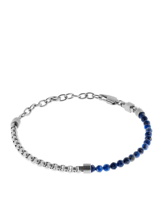 Steel & Barnett Herren Armband Kette aus Leder Steel & Barnett Herren Armband Kette aus Leder