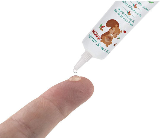 Set Gel Dentar Pentru Jucărie De Dentiție Nuby Dr Talbot's Ameliorarea Durerii Gingiilor Bebelușilor Natural 15 G