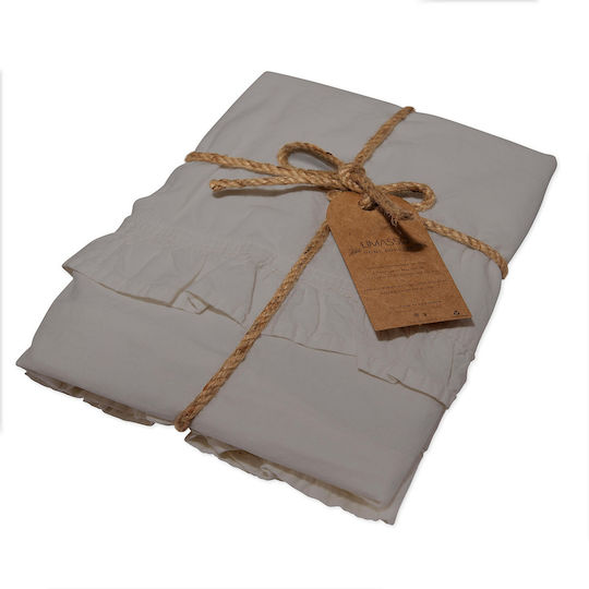 Limasso Dekorativer Kissenbezug aus 100% Baumwolle Melia 40x40cm