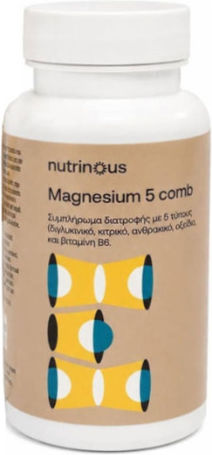 Nutrinous 5 Comb with Vitamin B6 60 Capsules Nutrinous