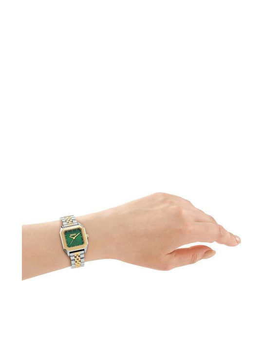 DKNY Damenuhr 34mm Batterie mit Grünem Metall-Armband