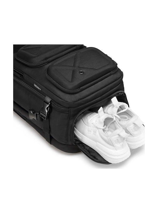 Ozuko Backpack Αδιάβροχο Μαύρο