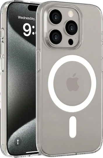Nekit Задна Корица Пластмаса 1.2mm Прозрачен iPhone 15 Pro