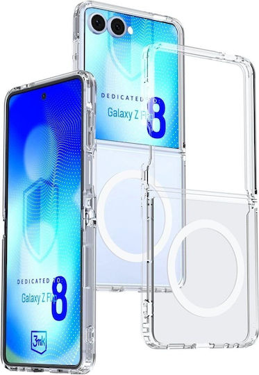 3MK Magcase Back Cover Πλαστικό / Σιλικόνης 1.5mm Διάφανο (Galaxy Z Flip8)