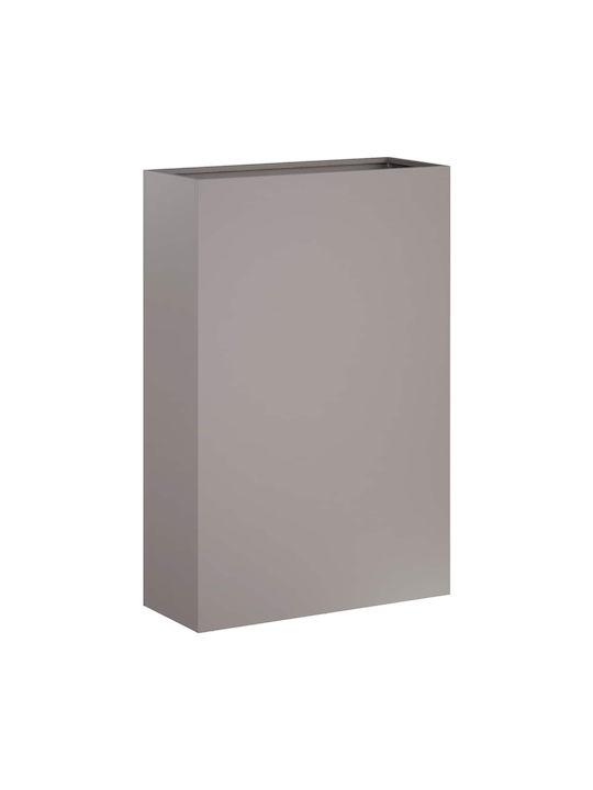 vidaXL Metallischer Blumentopf Rusty 50x20x75cm