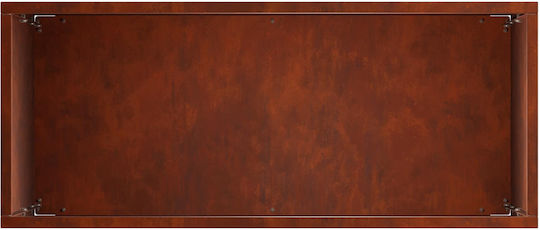 vidaXL Метална Саксия За Цветя Rusty 50x20x75см