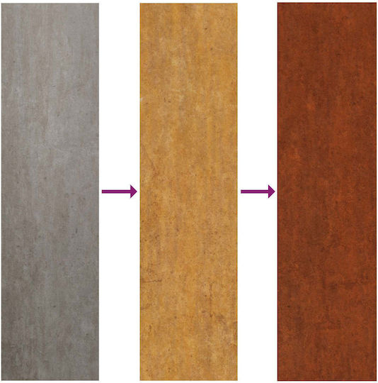 vidaXL Метална Саксия За Цветя Rusty 40x20x75см