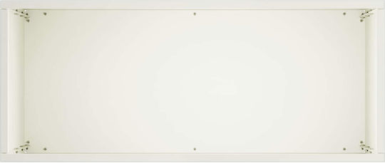 vidaXL Set of 2 White Metal Flower Pots 50cm
