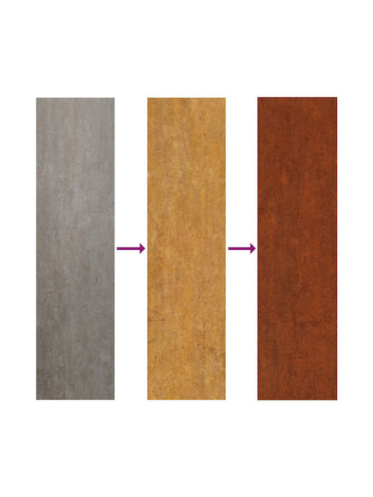 vidaXL Metallischer Blumentopf Rusty 50x20x75cm