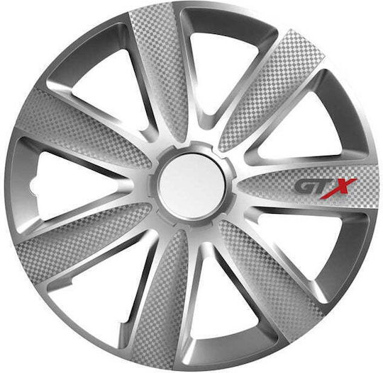 Versaco Set Capace roți auto 4 buc 14" Argintii Wheel Covers