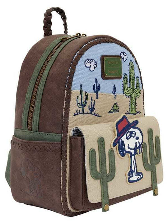 Loungefly Ученическа Раница Детска Градина Peanuts Spike Desert 19 x 10 x 25см