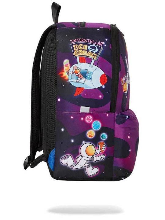 Space Junk Space School Backpack Elementary With Water Bottle Holder 32 x 17.8 x 47cm