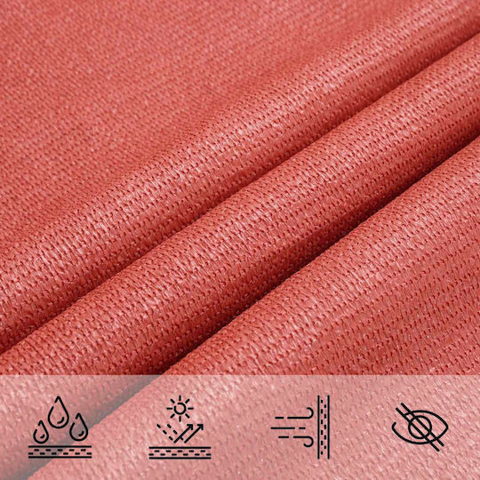 vidaXL Rectangular Orange Shade Sail 2.5x6x6m