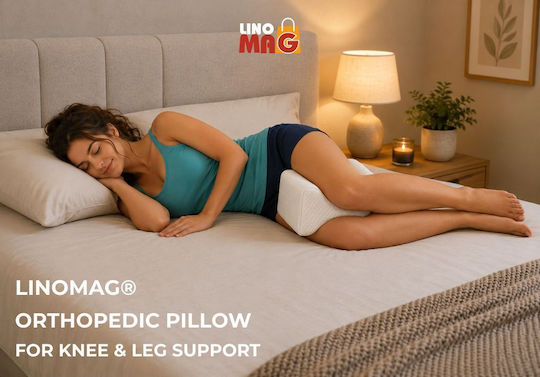 Pernă medicală Memory Foam 25x21x15cm Alb