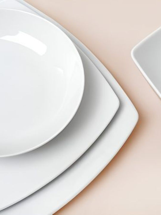 Lubiana White Porcelain Dinnerware Set 27pcs