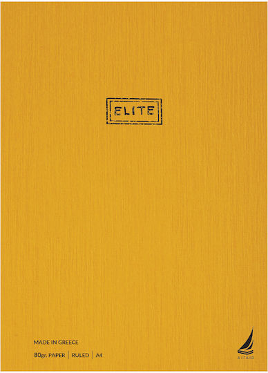 Ekdoseis Aigaio Spiral Ruled Notebook A4 30 Paper Sheets 4 Subjects Elite