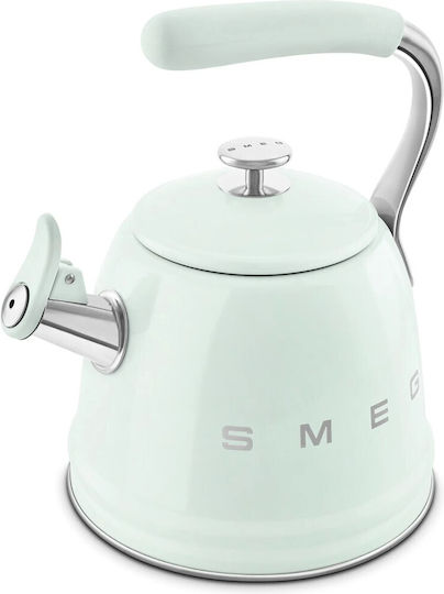 Smeg Кетъл Неръждаем Зелен 2300ml
