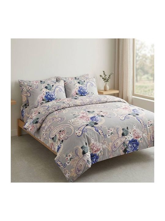 Olia Home Module Cearceafuri De Pat Supra Duble 220x240 Cm Multicolor 4 Bucăți