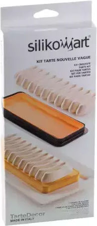 Silikomart Vague Silicone Bakeware Tin For Tart 26.5x10.5x2cm