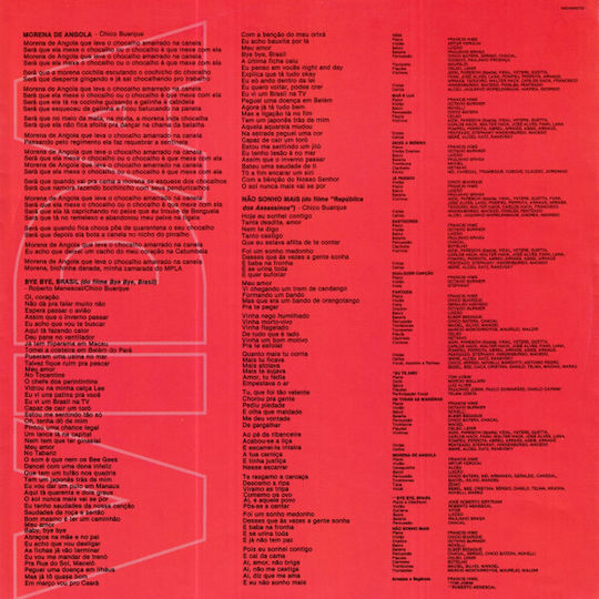Chico Buarque Vida Vinyl