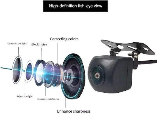Широкоъгълна Камера за Задно Виждане за Автомобил 170° Wide Eye Lens Високо Качество Tc-590