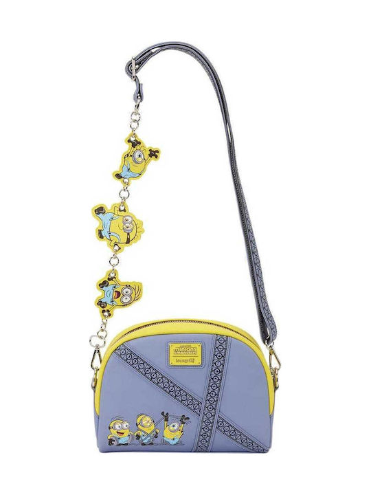 Loungefly Kids Shoulder Bag Blue 25x24x15cm