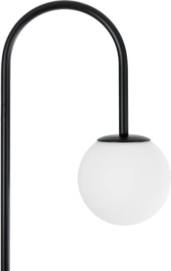 kelvo Lampadar de Podea Î180xL30cm cu Dulie pentru Bec E27 Negru