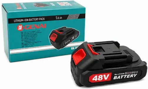 Lithium Werkzeugbatterie 48V mit Batteriekapazität 5Ah