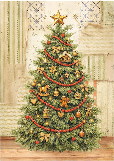 Сет 8 Оризови Хартии Декупаж Stamperia 10.5×14.8см Silent Night