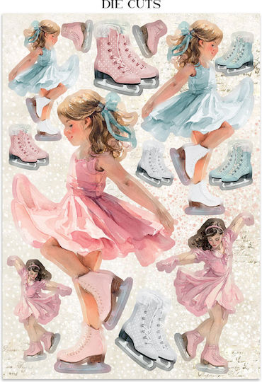 Junk Journal Focus Point Cut-outs Backgrounds Winter Magic