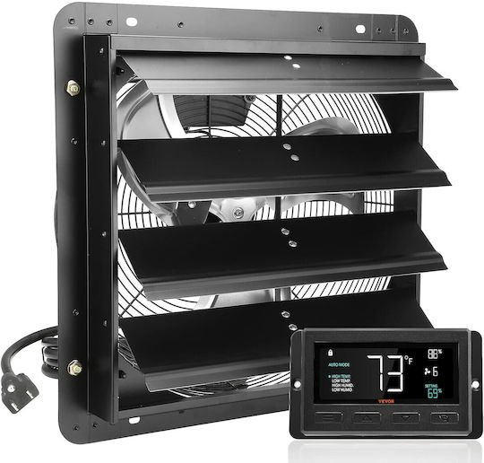 Vevor Ventilator de Perete pentru Baie Gri