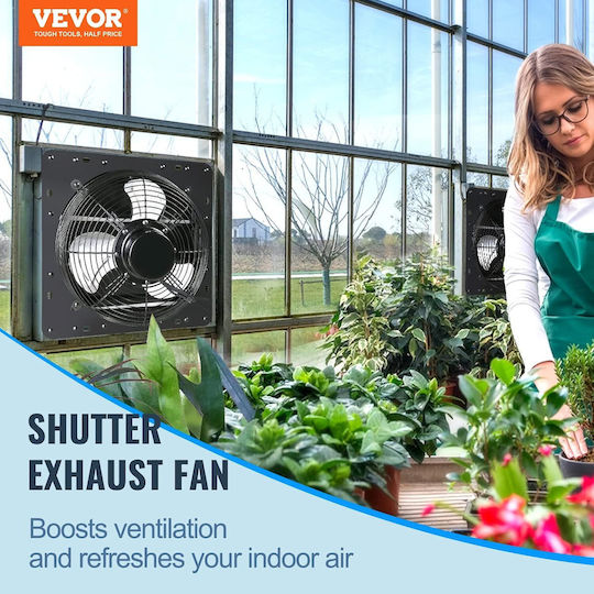 Vevor Ventilator de Perete pentru Baie Gri