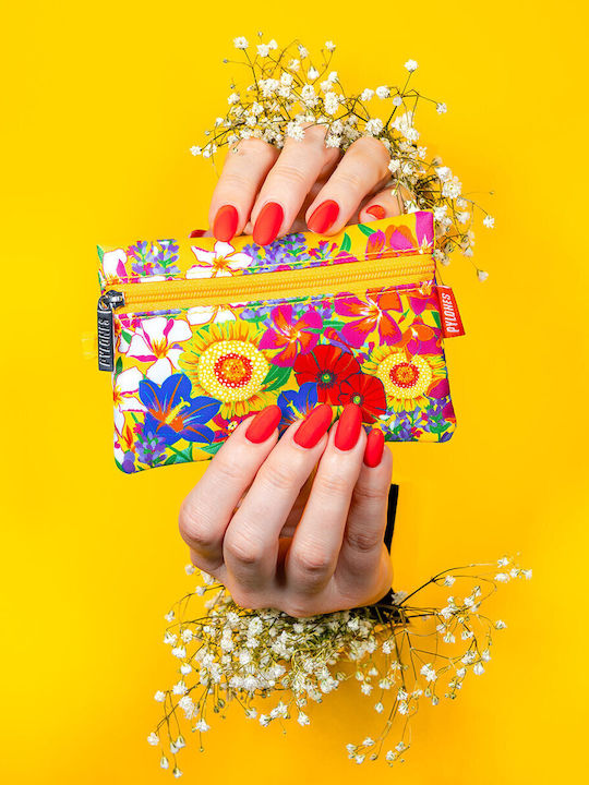 Pylones Kids Coin Wallet with Yellow Zipper