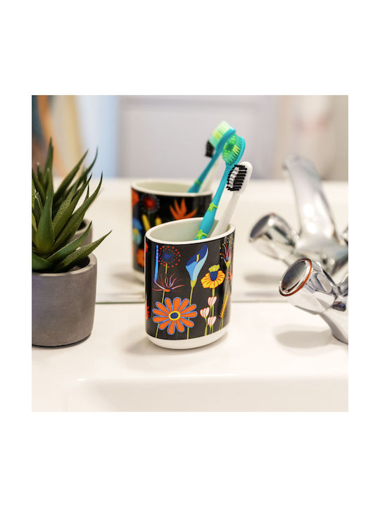 Pylones Cup Holder Porcelain Black