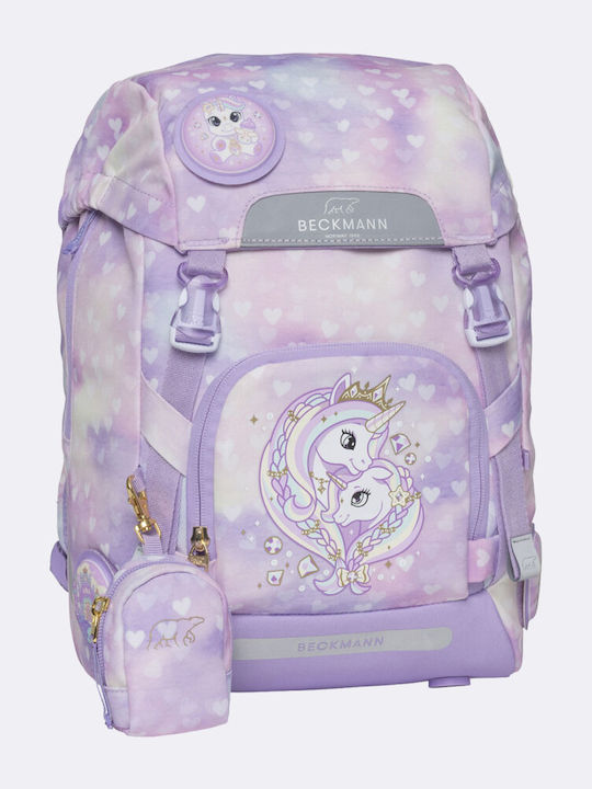 Beckmann Set Școlar Violet 22 Litri 25 x 24 x 37 cm