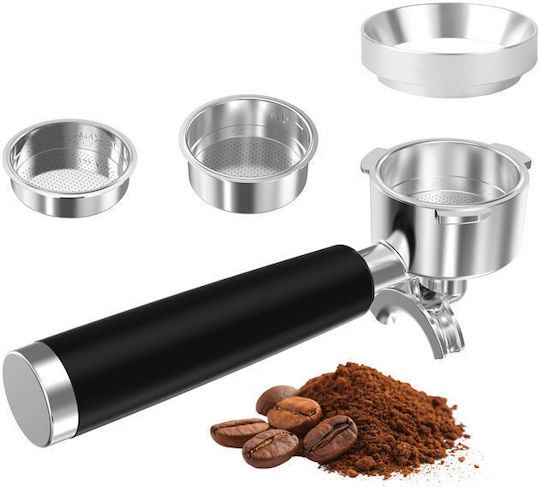 Primo Automatic Espresso Machine 1500W 20bar Pressure with Grinding Mill Silver 400573
