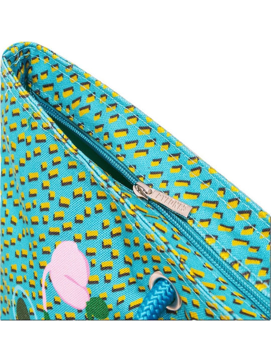 Pylones Frottee Strandtasche Grüne