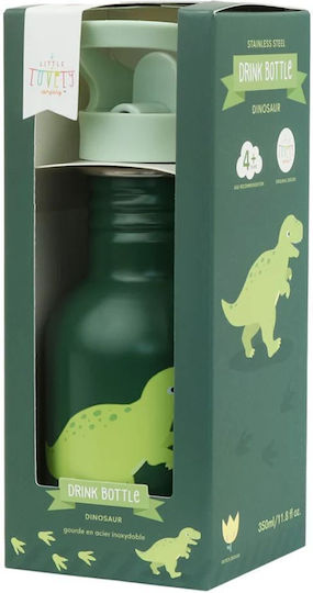 Offer A Little Lovely Company Bento Food Container 900ml & Stainless Steel Bottle 350ml Dinosaur