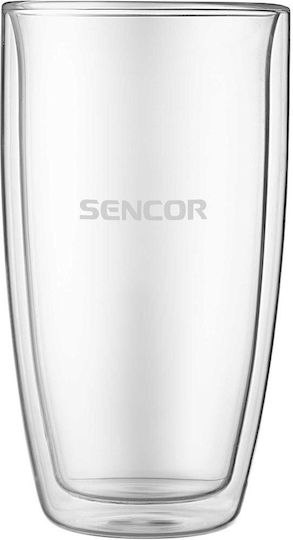 Sencor Set Glas Kaffee / Freddo Transparent 2 Stück Sencor Set Glas Kaffee / Freddo Transparent 2 Stück
