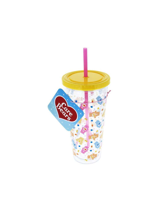 Thumbs Up Care Bears Brillen aus Glas mit Strohhalm 350ml
