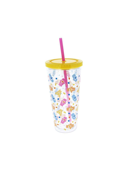 Thumbs Up Care Bears Brillen aus Glas mit Strohhalm 350ml