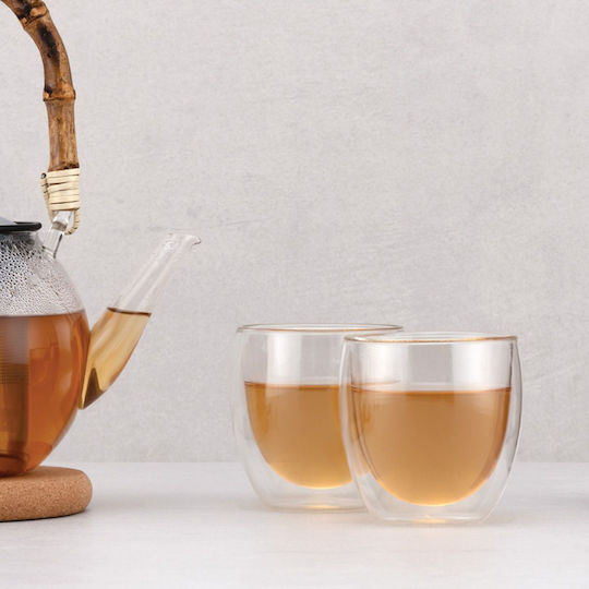 Bodum Pavina Set Water / Coffee/Freddo / Cocktail/Drinking Glasses Made of Glass 236.8ml 2 Pieces