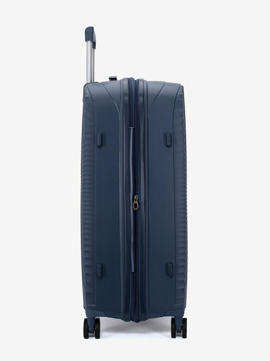 KREAL Valiză de călătorie mare rigidă Dark Blue înălțime 75 cm